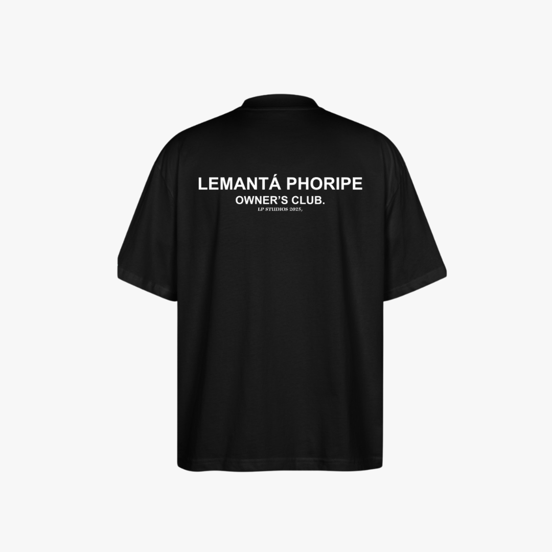 Lemantá Owners Club T-Shirt - Black