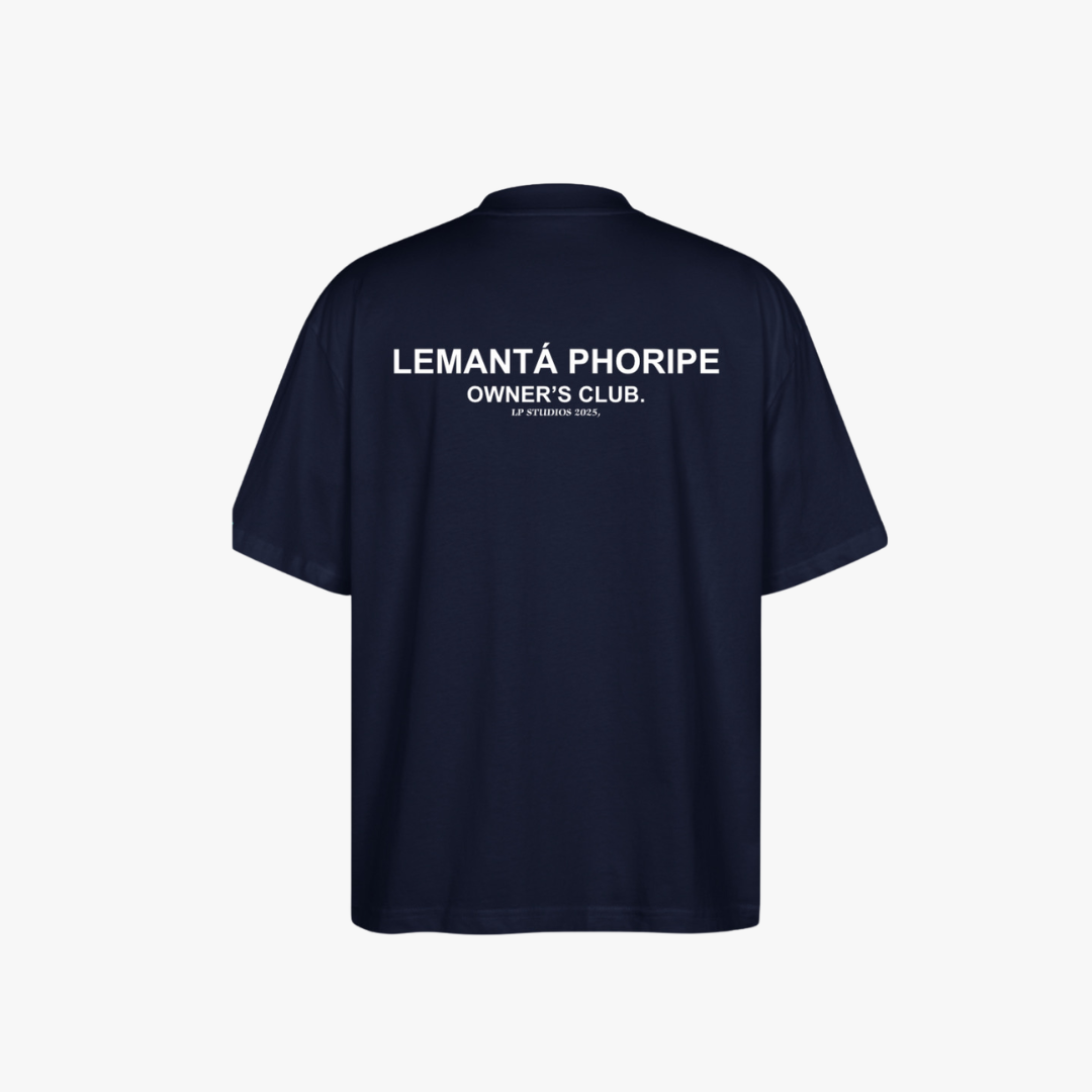 Lemantá Owners Club T-Shirt - Navy Blue